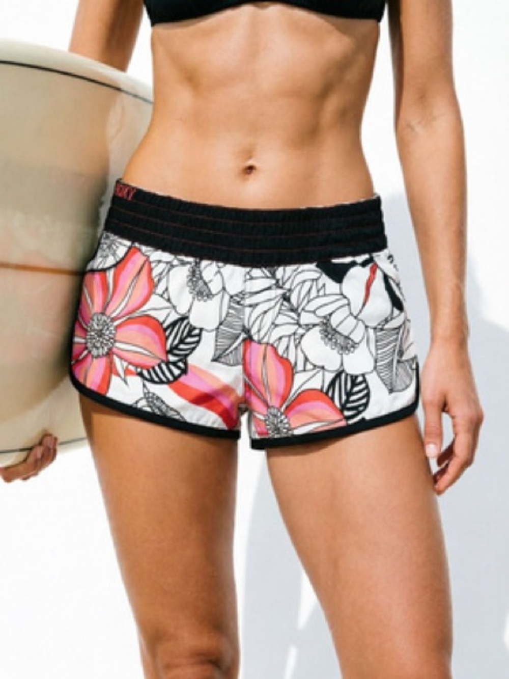 Roxy Floral Print Board Shorts Junior’s Size 3/ Women’s Size XS Swim Shorts Y2K